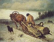 Vasily Perov The Last Farewell oil painting